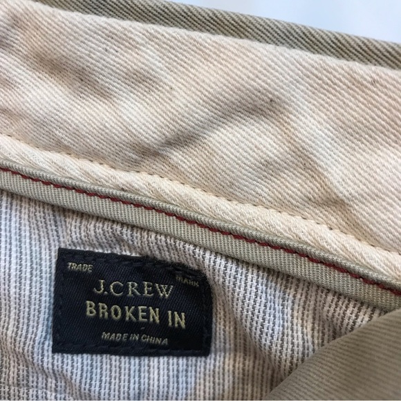 ⚓️J CREW Broken In Khaki’s - Picture 7 of 9